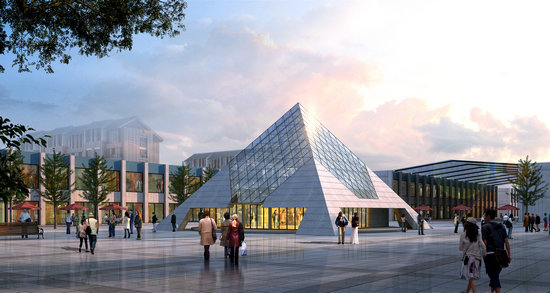 平凉金字塔网架